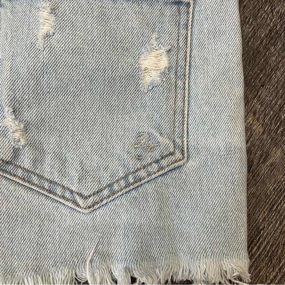 Lovers + Friends Distressed High Rise Ryan Shorts - Picture 7 of 7